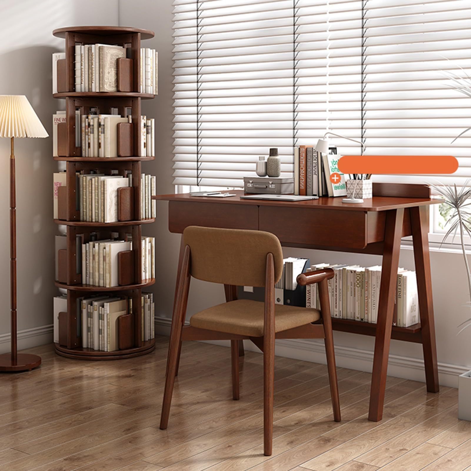 回転本棚 360度回転 木製 高さ135.5cm Amazon.co.jp: 回転式本棚、360度ディスプレイ木製回転本棚、縦型本棚